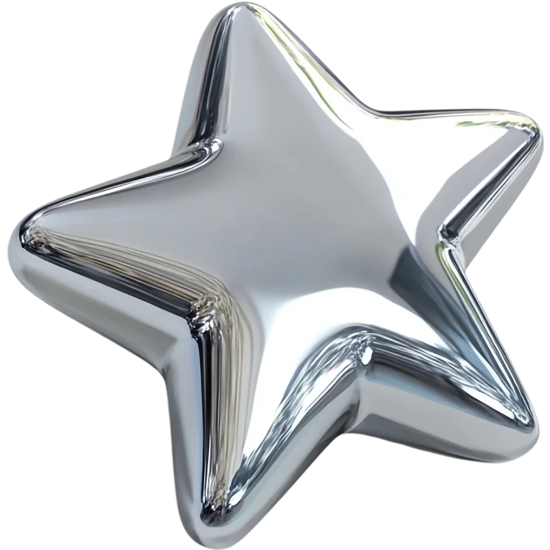 Chrome star - brand identity